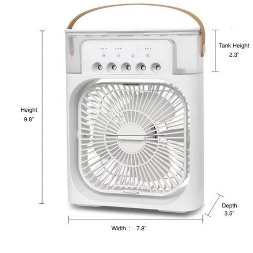 Portable Desktop Air Cooler – 3-in-1 USB Mini Fan