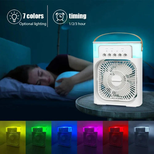 Portable Desktop Air Cooler – 3-in-1 USB Mini Fan