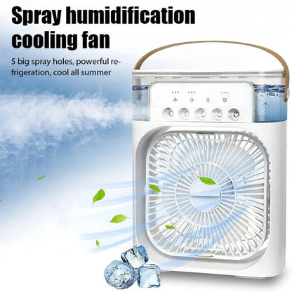 Portable Desktop Air Cooler – 3-in-1 USB Mini Fan