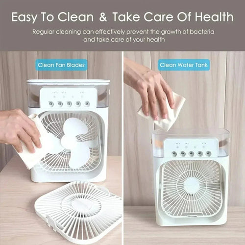 Portable Desktop Air Cooler – 3-in-1 USB Mini Fan