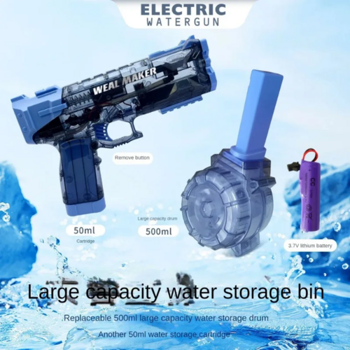 Electric Water Blaster Toy – Powerful Motor & Large Tank