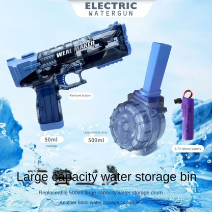 Electric Water Blaster Toy – Powerful Motor & Large Tank